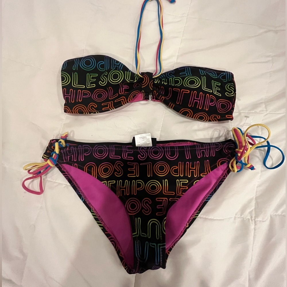 Y2K South Pole Bikini Set